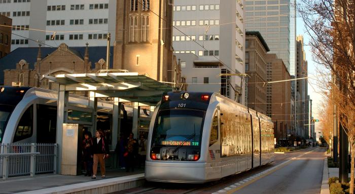 Houston Metro Rail Train