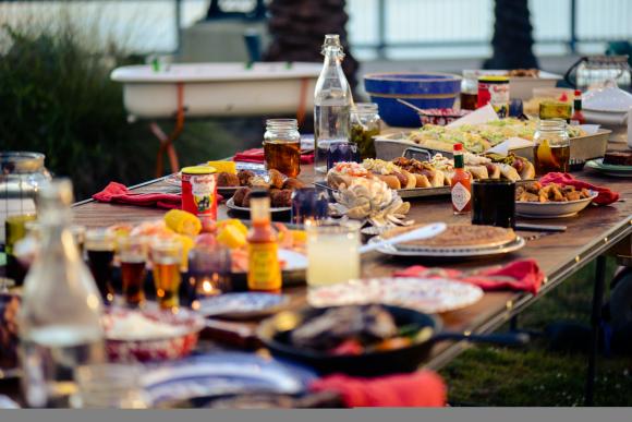 Enjoy a Cajun potluck with family and friends!