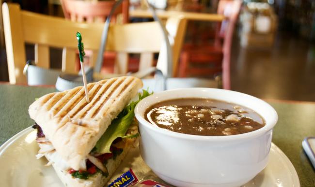 Coffee Grounds Black Bean Soup