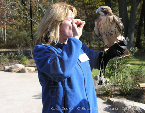 Owl & handler