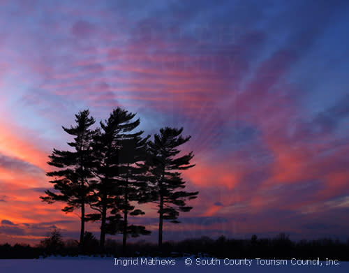 Sunset in West Greenwich