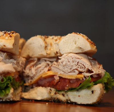 Barry Bagel Turkey Sandwich