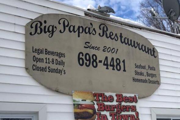 Big Papa's Sign