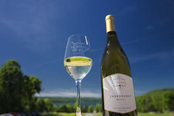 Domaine Leseurre wine - photo by Stu Gallagher