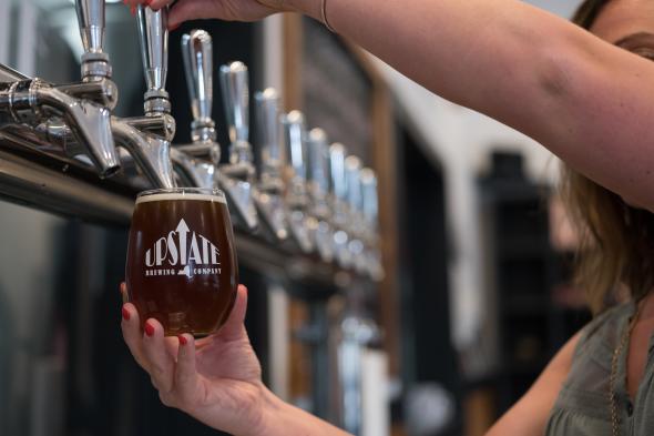 Upstate Brewery tap line