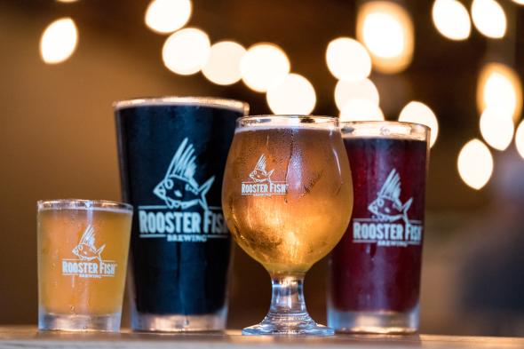 Rooster Fish Glasses