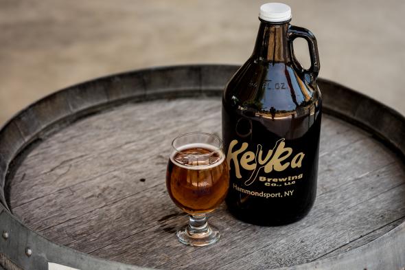 Keuka Brewing growler