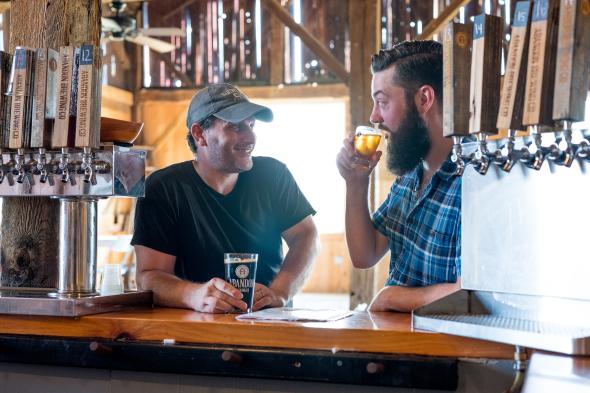 Abandon Brewing tasting room