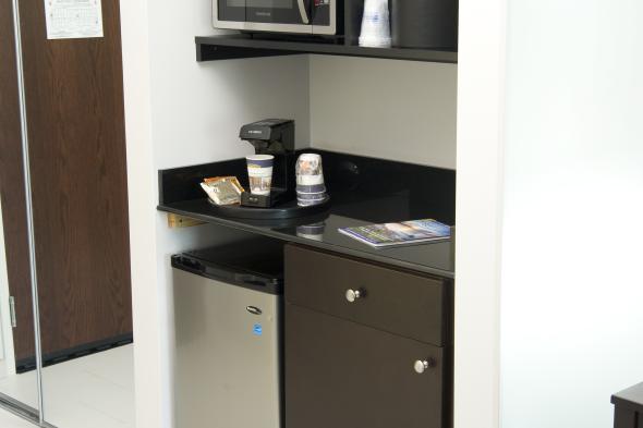 All Rooms Equipped With Fridge, Microwave & Coffee Maker