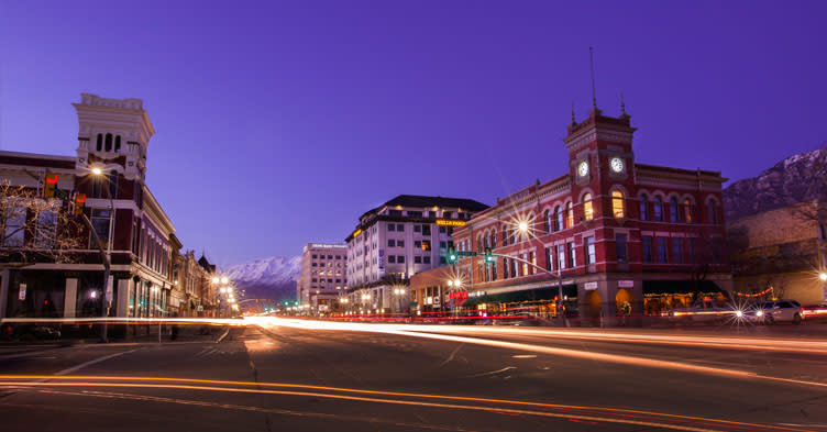 Summer Nights in Utah Valley - Downtown Provo