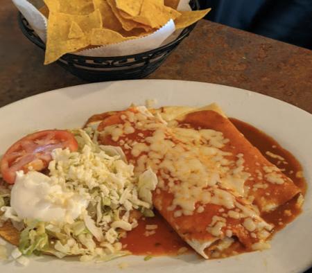 enchiladas at cancun mexican restaurant newport ky