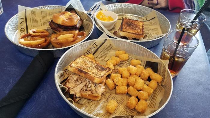 A sampling of sandwiches from Holy Smoke Hog Roast Company in Martinsville.