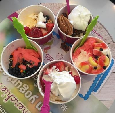 Menchie's Frozen Yogurt Bowls