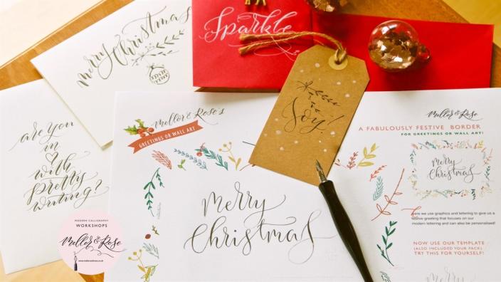 Christmas Calligraphy Workshop at House of Social at House of Social