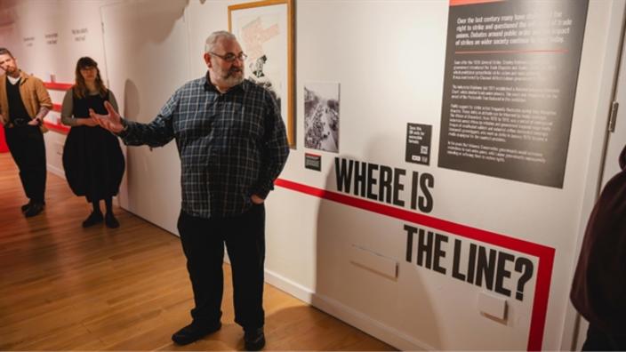 On The Line exhibition – Audio Described guided tour at People's History Museum