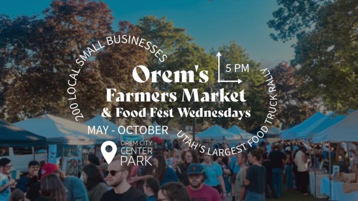 Orem's Sunset Farmers Market 2026