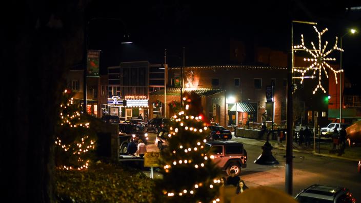 Festive First Friday And Solar Tree Lighting