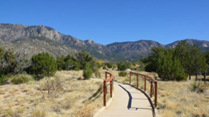 Elena Gallegos Trail Map Elena Gallegos Picnic Area, Albert G. Simms Park