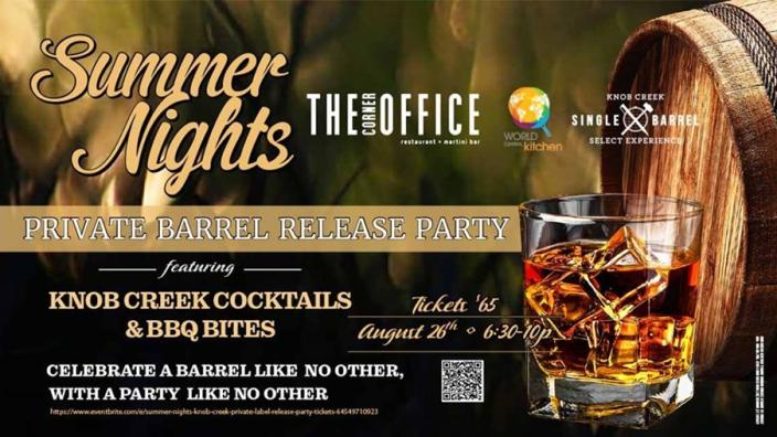 Summer Nights Knob Creek Barrel Release Party