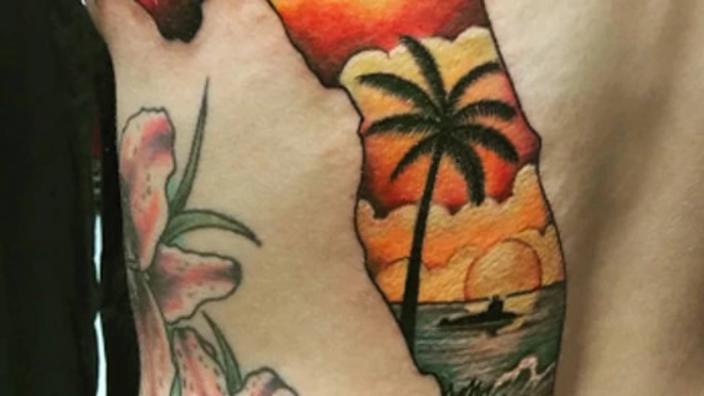 Sunset tattoo by Andrea Morales  Post 29028