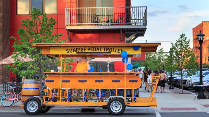 pedal trolley