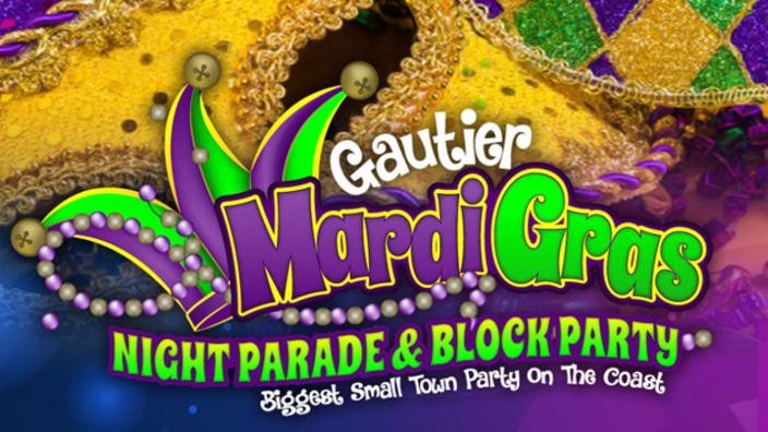 Annual Gautier Men's Club Mardi Gras Parade