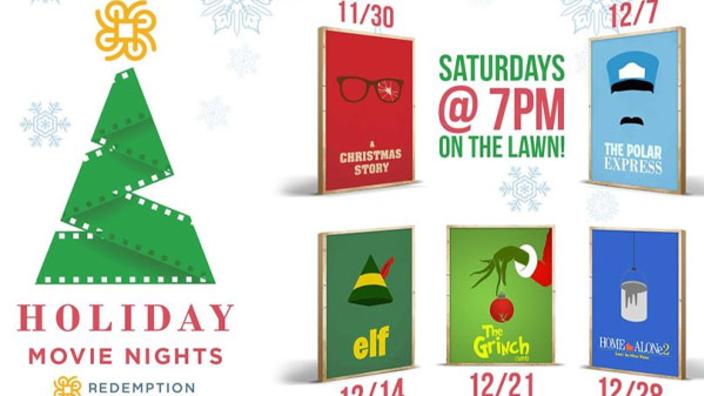 Holiday Movie Nights At Redemption Square