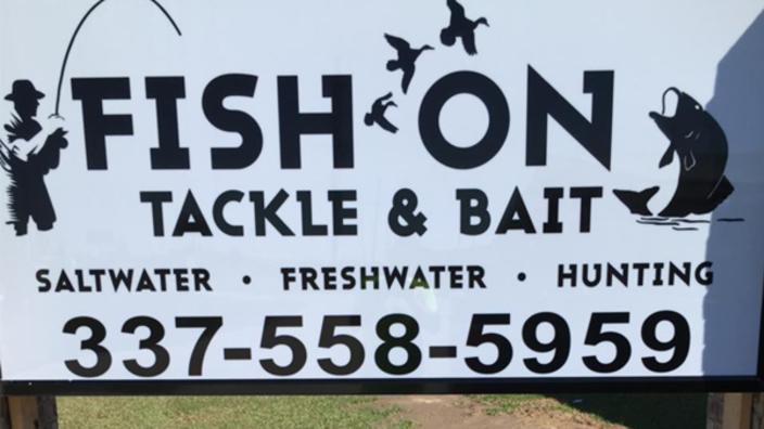 Fish on tackle and bait clearance