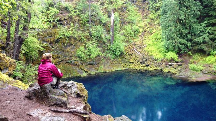 tamolitch blue pool camping