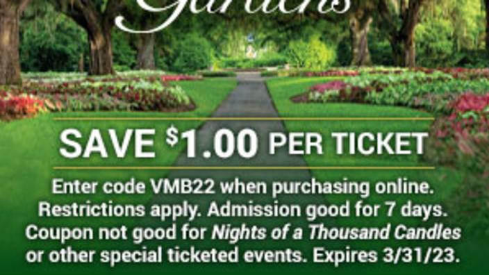 Brookgreen Gardens - $1 Off General Admission | Murrells ...