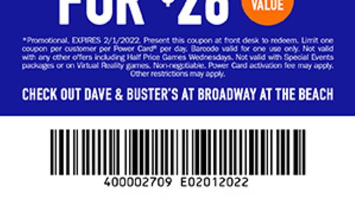 Dave And Busters Coupons Flash Sales, GET 52% OFF ...