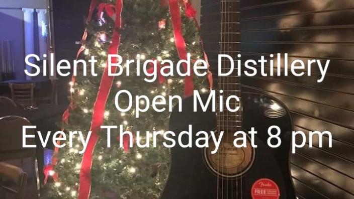 Open Mic Night Showcase At Silent Brigade Distillery