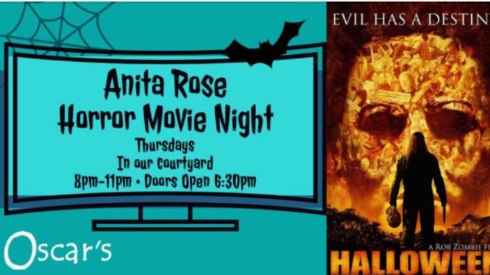 Anita Rose Horror Movie Night At Oscar S Palm Springs Ca 92262