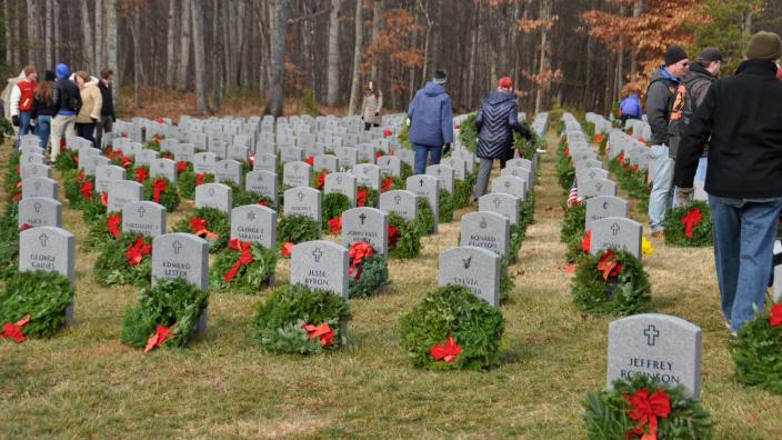 Wreaths Across America Quantico National Cemetery 14 Dec 2019