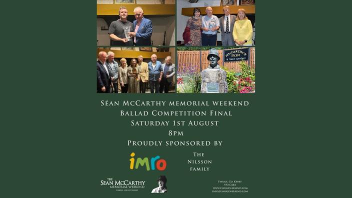 Sean McCarthy Weekend