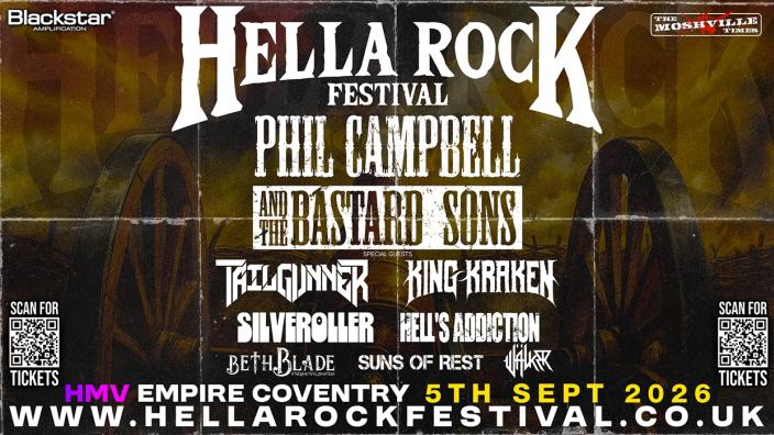 Hella Rock Festival: Phil Campbell and the Bastard Sons (Motorhead) at hmv Empire