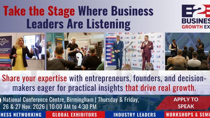 Birmingham B2B Growth Expo 2026 | Become A Speaker at Premier B2B Show at NEC Birmingham