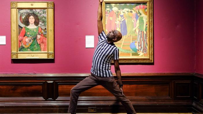 Yoga in EVERY THING MUST GO with the Manoj Collective at Birmingham Museum and Art Gallery