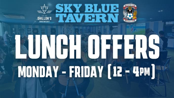 Sky Blue Tavern Lunch MEAL DEALS (12pm - 4pm) at Sky Blue Tavern