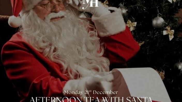 Afternoon Tea with Santa at Manor Hotel Solihull