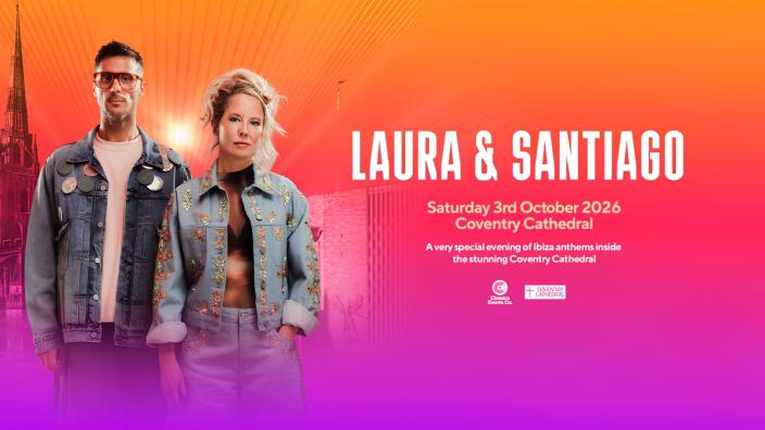 Ibiza Anthems with Lovely Laura & Ben Santiago at Coventry Cathedral