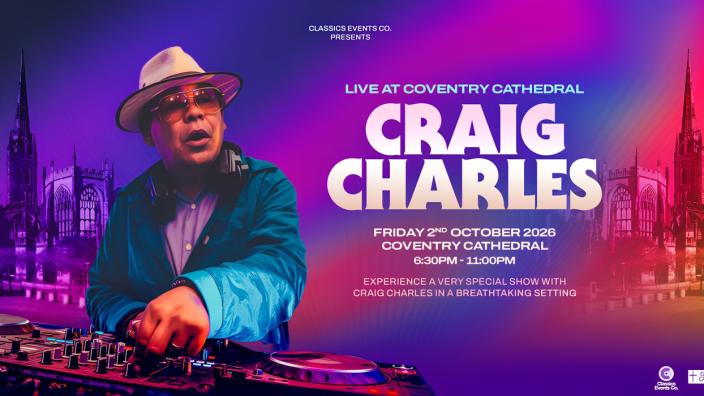 Craig Charles Live at Coventry Cathedral
