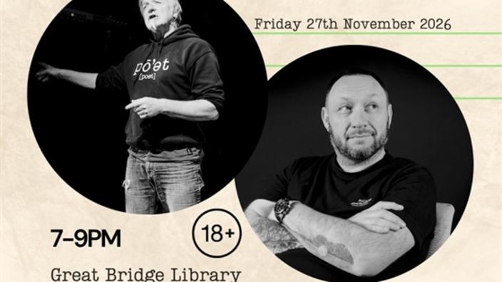 Sandwell Stanzas Open Mic – Dave Pitt & Steve Pottinger