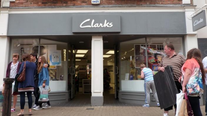 Local clarks shoe shops clearance
