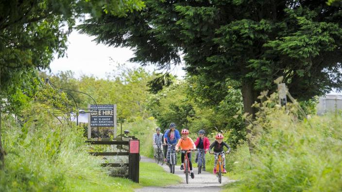 Forest cycle routes near outlet me