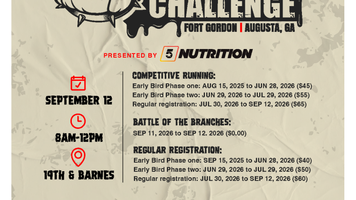 Fort Gordon Marine Mud Challenge