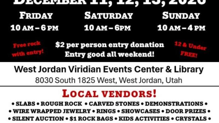 Rock, Gem & Fossil Show 2026 Rock, Gem & Fossil Show 2026