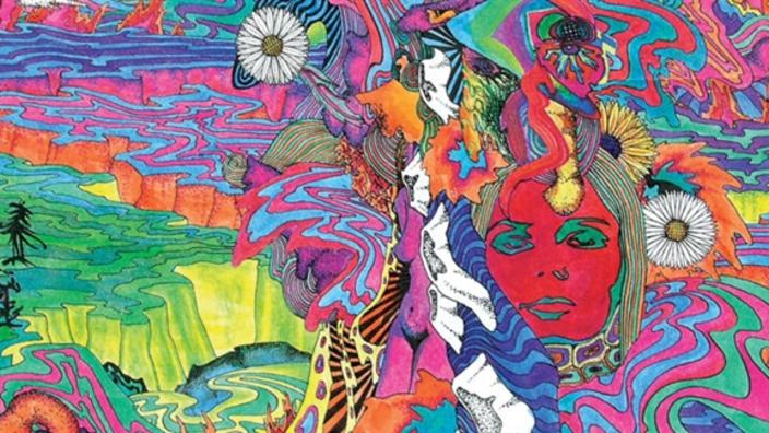 Psychedelic Art by John Hurford at Barnstaple Library Visit Devon