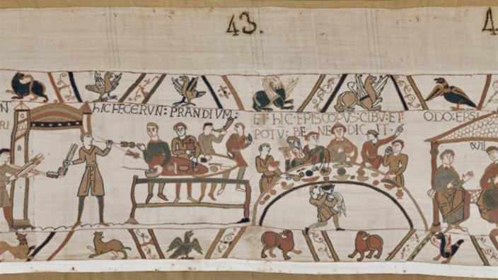 The Bayeux Tapestry - A New Interpretation at Winterbourne Medieval Barn at S Gloucestershire & the S Cotswolds