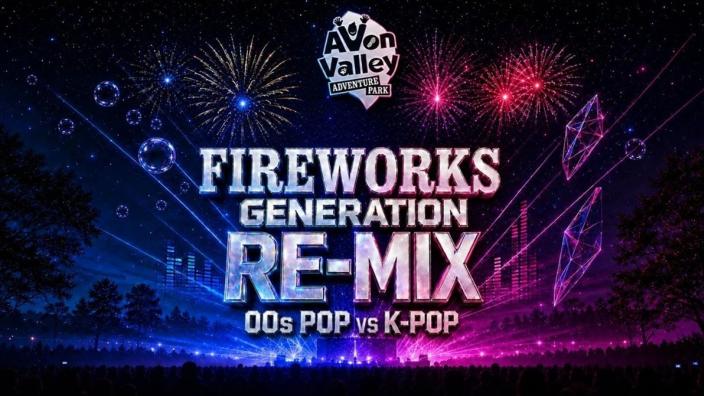 Fireworks to Music at Avon Valley Adventure Park at Pixash Lane